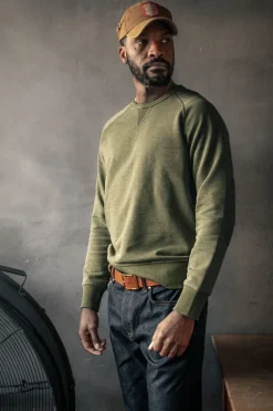 &Sons Surplus Green Sweatshirt