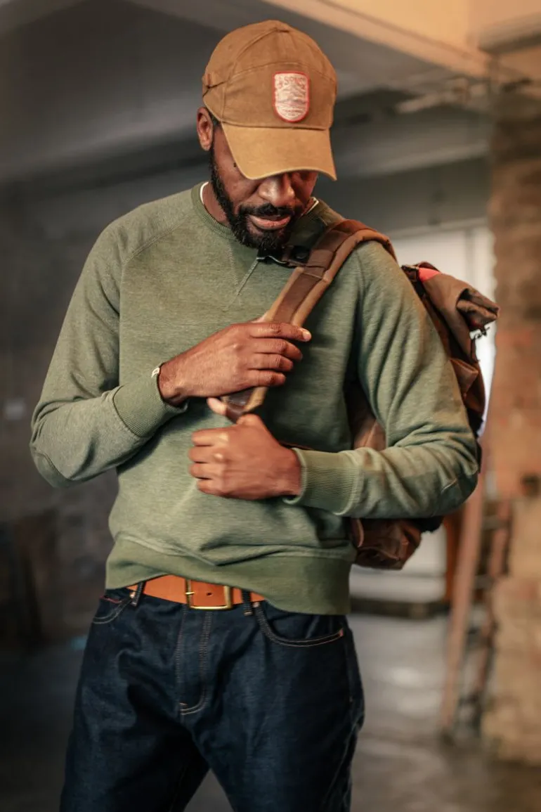 &Sons Surplus Green Sweatshirt