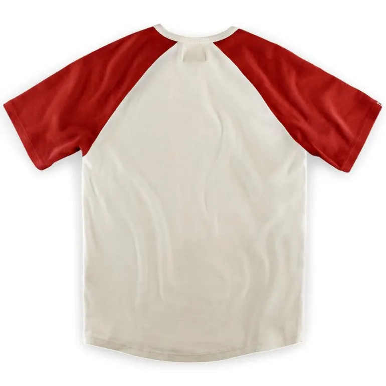 &Sons The Chariot Henley Shirt Raw/Red