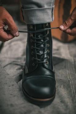&Sons The Drover Boot Black