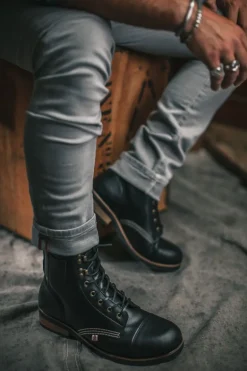 &Sons The Drover Boot Black