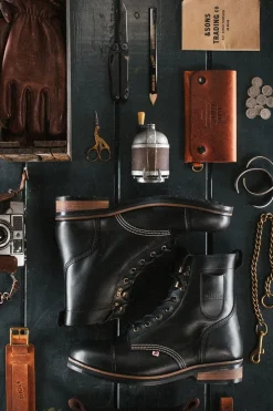 &Sons The Drover Boot Black