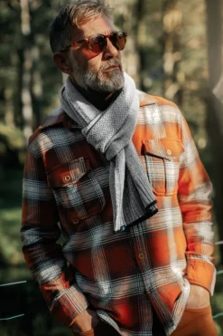 &Sons Vale Scarf Grey