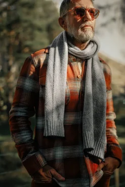 &Sons Vale Scarf Grey