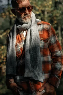 &Sons Vale Scarf Grey