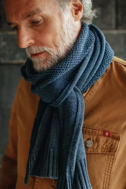 &Sons Vale Scarf Indigo