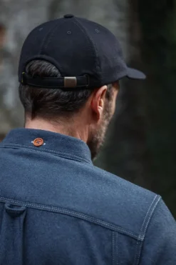 &Sons Woollen Snap Cap Navy