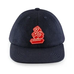 &Sons Woollen Snap Cap Navy