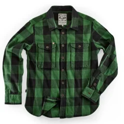 &Sons Yukon Flannel Field Shirt Green