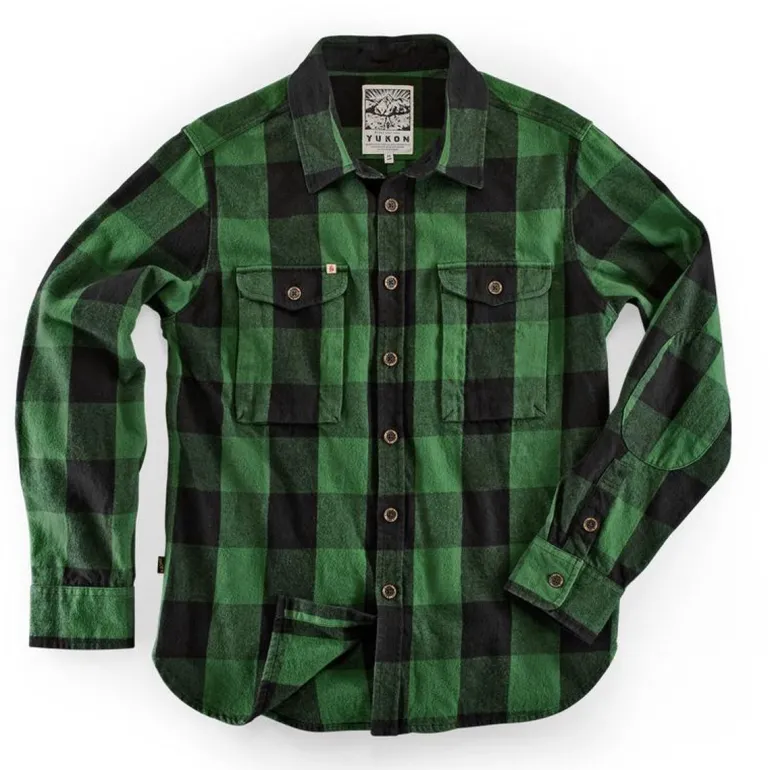 &Sons Yukon Flannel Field Shirt Green