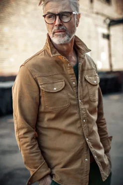 Sunday Shirt Dark Tan