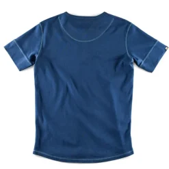 The New Elder Henley Short Sleeve Shirt Indigo