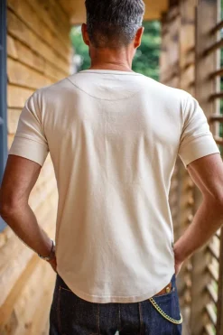 The New Elder Henley Short Sleeve Shirt Raw
