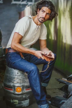 The New Frontier 14Oz Selvedge Anti-Bac Raw Denim Jeans