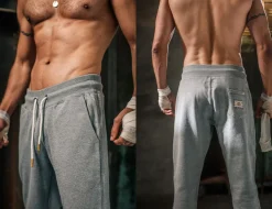 Track And Field Tracksuit Bottoms Grey