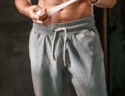 Track And Field Tracksuit Bottoms Grey