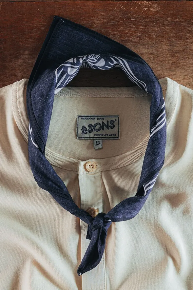 Woodcut Bandana Black