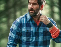 Yukon Flannel Field Shirt Blue